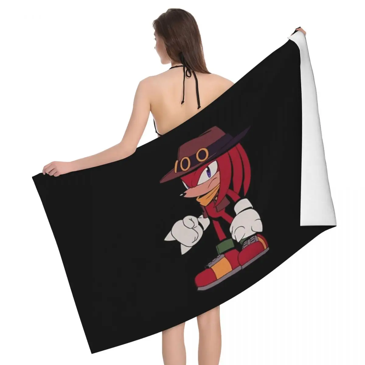 

Knuckles 80x130cm Bath Towel Water-absorbent For Tour Souvenir Gift