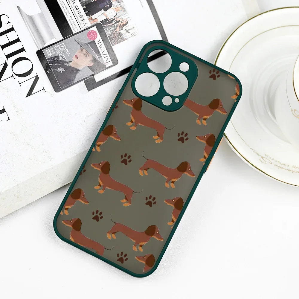 Cute Dachshund Bulldog Phone Case for iPhone 17 16 12 13 14 thumbnail 7