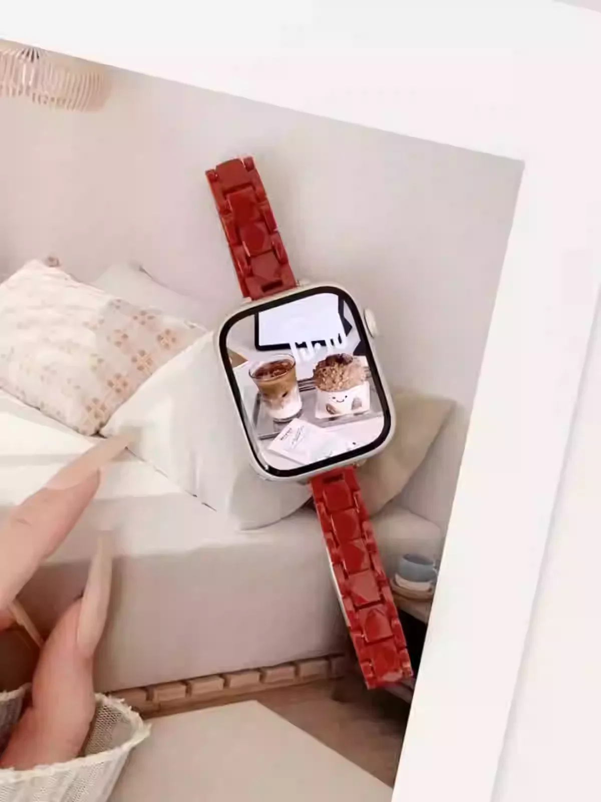Sleek Transparent Strap for Women's Smartwatch Bracelet