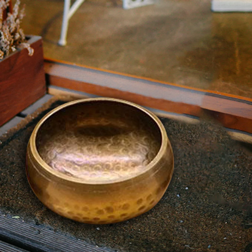Tibetan Sanskrit Singing Bowl Yoga Meditation Chanting Bowl Qing Buddha Nepal Chanting Home Decoration Crafts 2