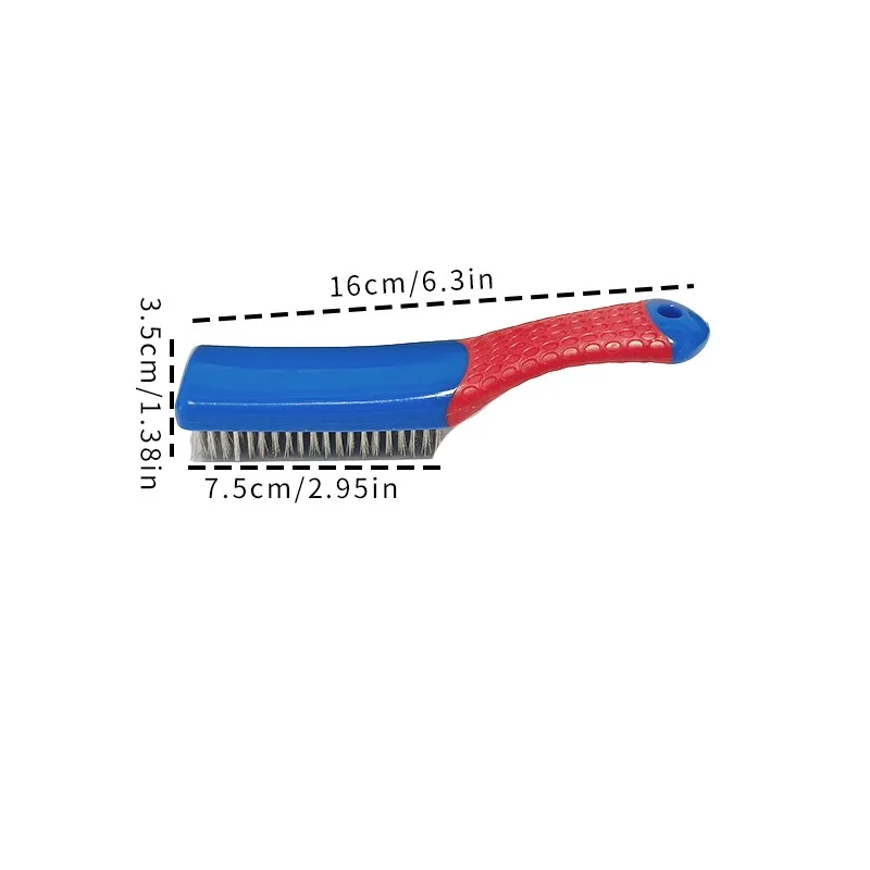 1PC Household Wire Brushes Furniture Kitchenware Bathroom FloorStain And Rust Removal Multi-purpose Cleaning Brushes 6
