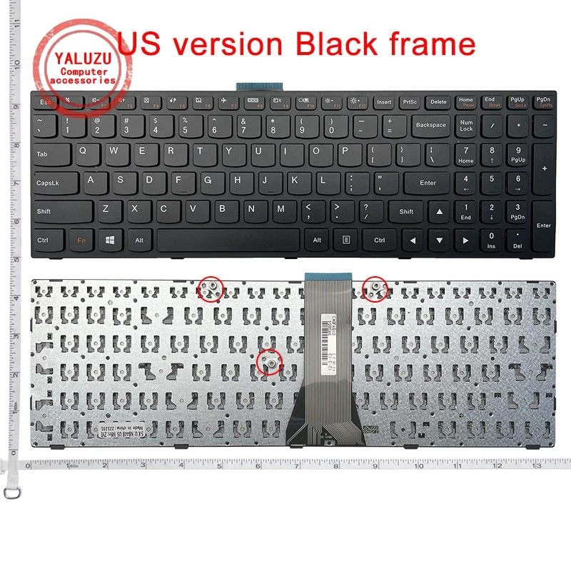 Teclado para Notebook dos Eua para Lenovo Novo Inglês B50 30 40 70 B5030 B5045 B5070 Z50-70 Z50-75 T6g1 G50