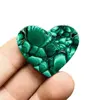 South African Gemstone Malachite heart-shaped Beautiful Pattern Natural Mineral Specimen Geode Crystal Home Room Decoration 1
