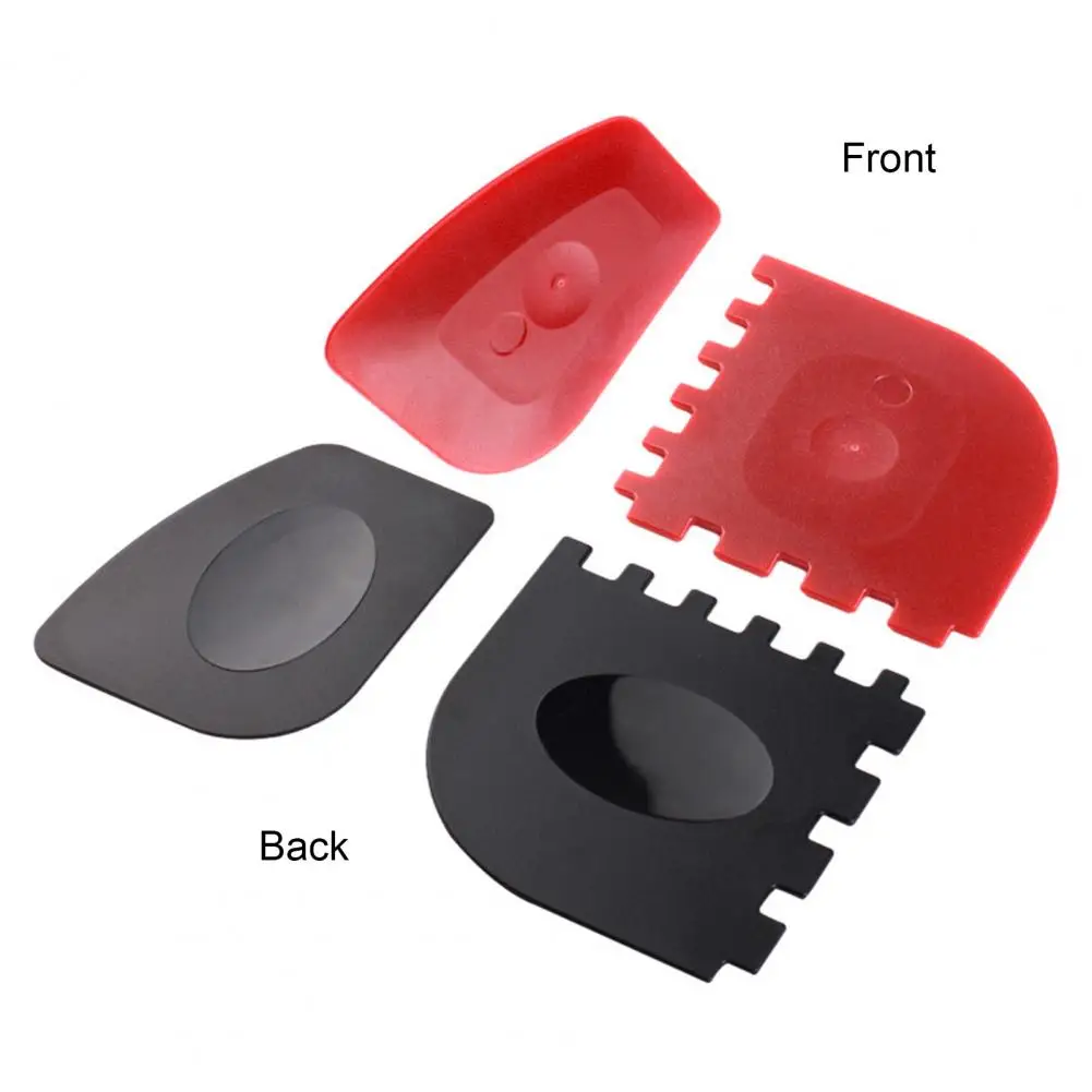 2 Pcs Pan Scraper Convenient Wear-resistant Comfortable Grip Non-slip Grill Pan Cleaning Scraper Set Home Kitchen Accessories