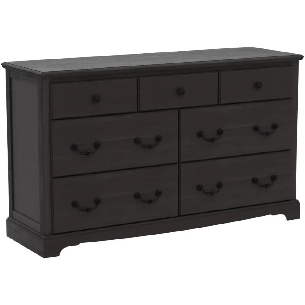 Vintage Wood Dresser Chest 2