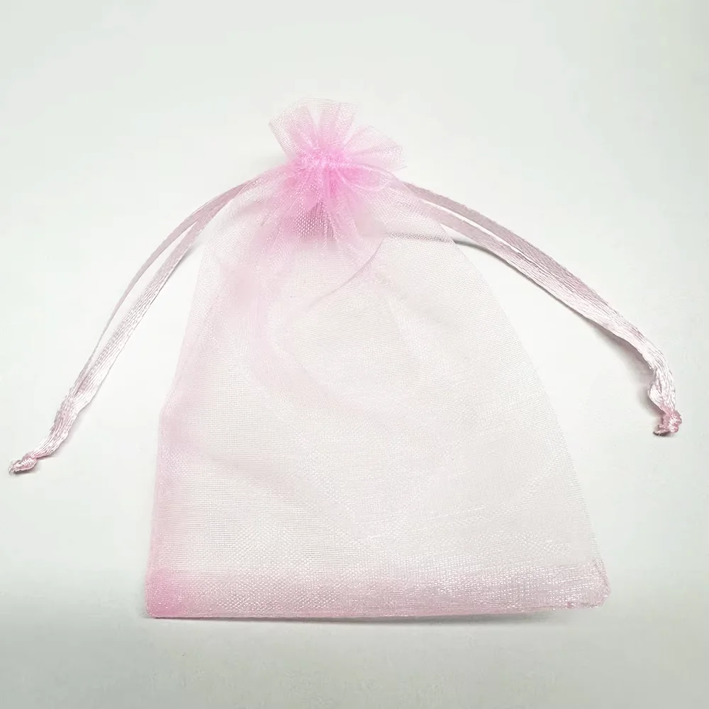 30/50/100 Stück blaue transparente Organzabeutel, kleine Netzbeutel, Kordelzug, Schmuck, Geschenktüte, Babyparty, Geburtstag, Mitbringsel, Süßigkeitenverpackung – Detail 7