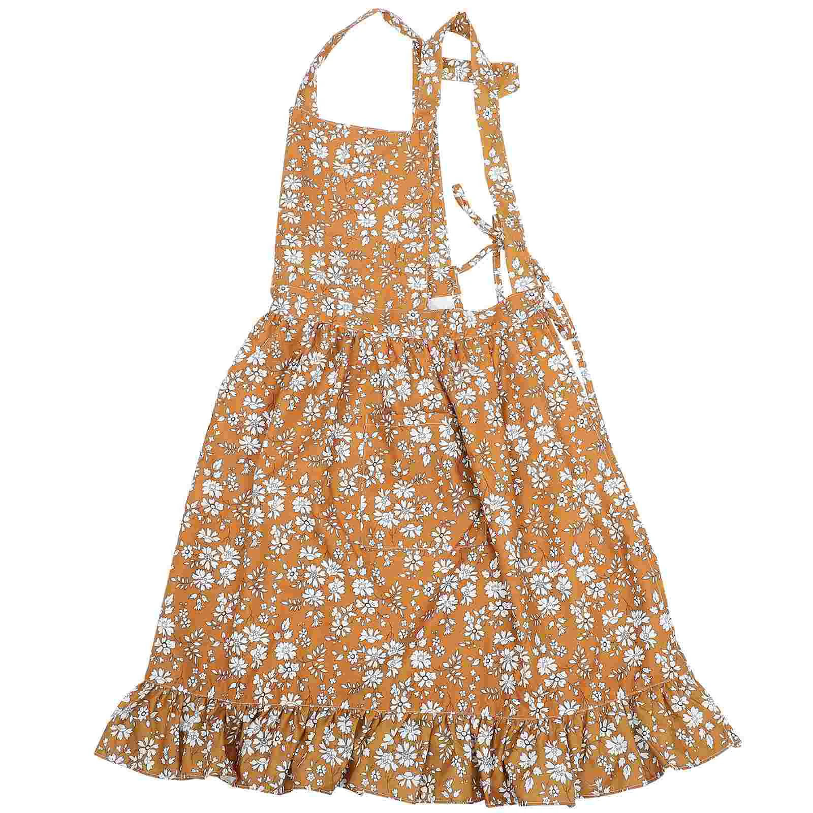

Barbecue Women's Womens Overalls Catering Apron Polyester Cooking Clothes Protector