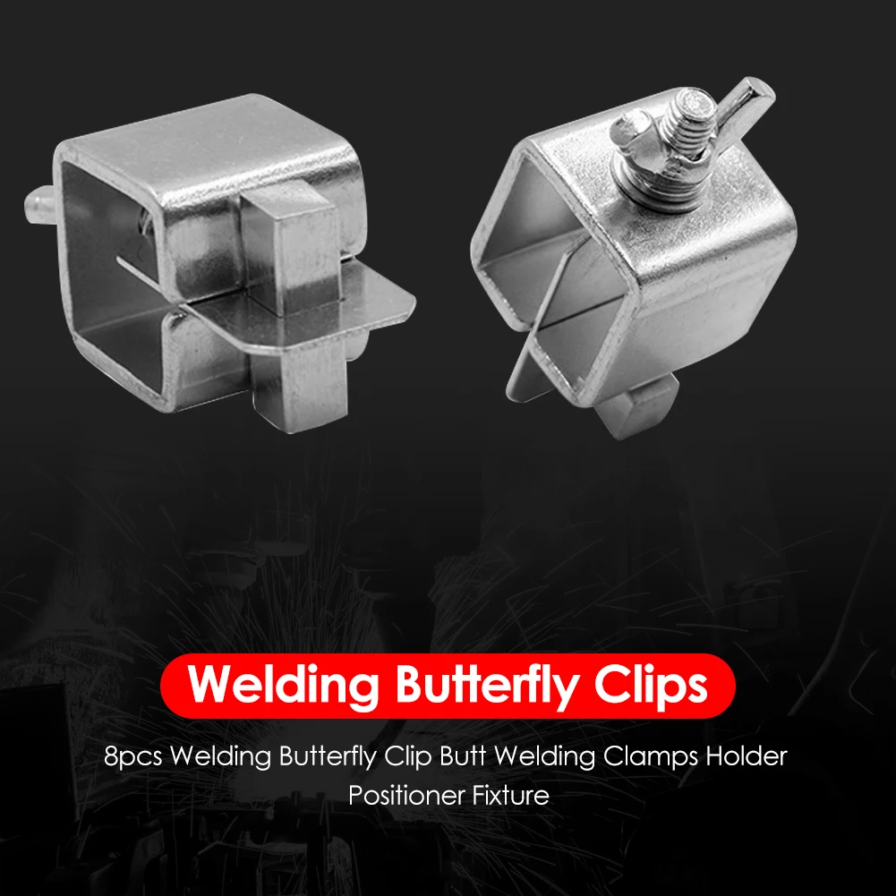 Stainless Steel Butterfly Valve Welding Clamps Holder Positioner Fixture 8pcs Weld Holders Tool Alignment Positioner