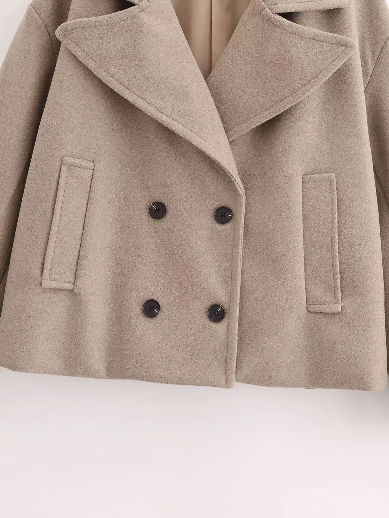 Women's Jackets Coat 2024 inszart With Button Outwear Long Sleeve Tops Pockets y2k Solid Jackets Elegant Outerwear Woman Jackets