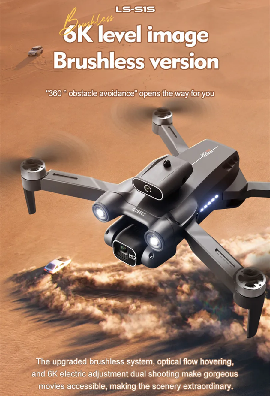 Description Picture 2 of itemIconic Brand MIJIA Profesional S1S Mini Drone 8K HD Camera Obstacle Avoidance Aerial Photography Brushless Foldable Quadcopter Toys