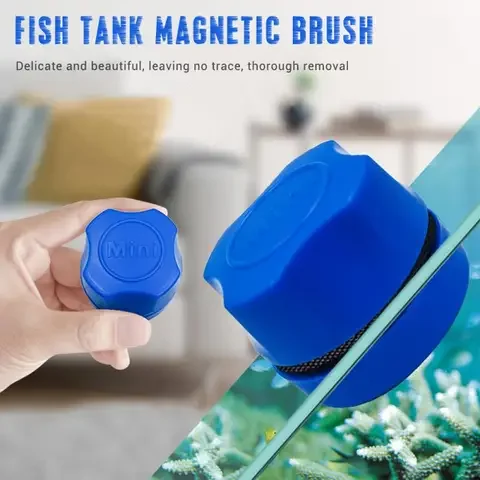 

1Pcs Magnetic Clean Brush For Aquarium Fish Tank Glass Window Algae Scraper Cleaner Accessories Dropshiping