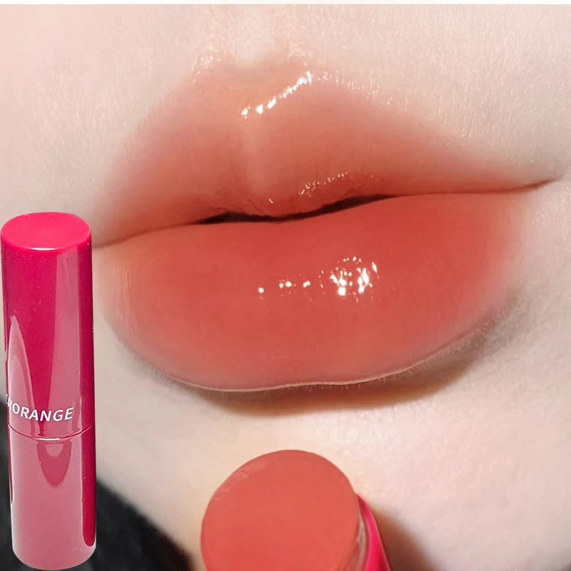 thumbnail image 1 of Jelly Lipstick Moisturizing Mirror Water Light Solid Lip Gloss 8 Colors Crystal Tea Red Brown Lip Glaze Tint Lip Balm Makeup, 1 of 5