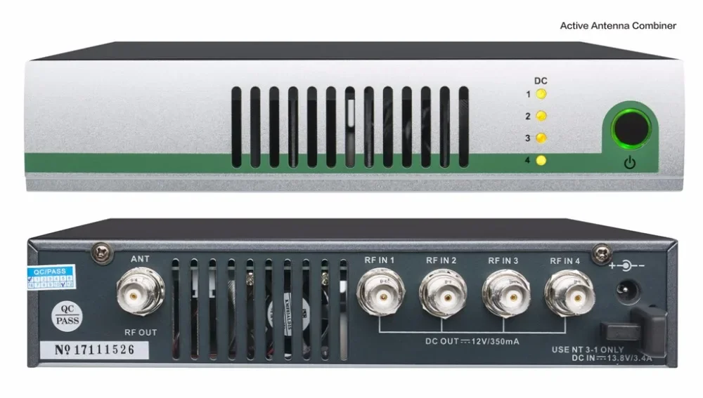 AC3 Antenna Combiner PSU & Rack Kit for EW300 IEM G3 G4 Systems In-Ear Monitoring 470-900MHZ Active Antenna Combiner Splitter