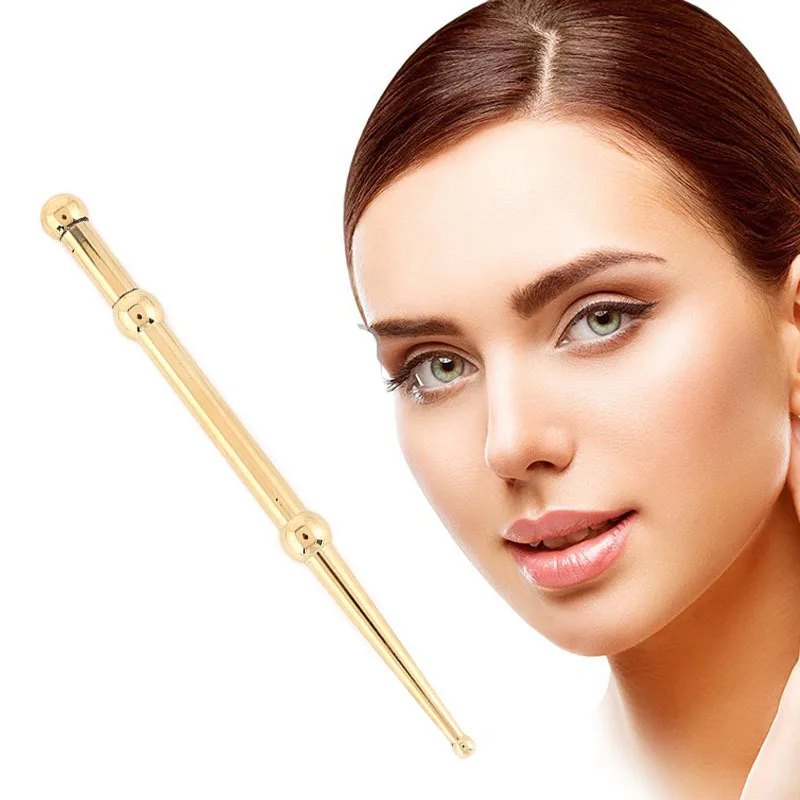 

Brass Acupoint Massage Stick Facial Eye Stick Pain Point Massage Pen Human Body Acupoint Massage Tool Universal Beauty Stick