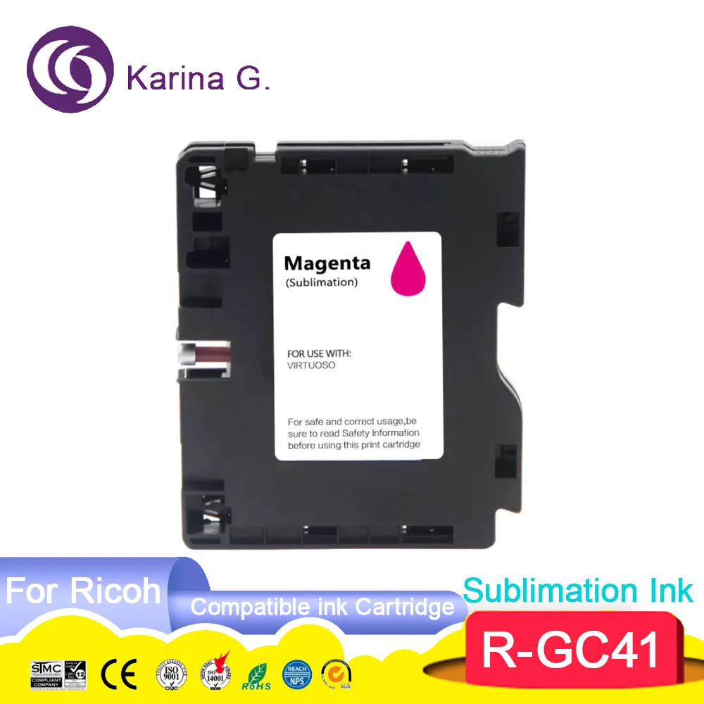 Sublimation ink cartridge Compatible for GC41 Suit for For  SG 3110DNw/3110SFNw/