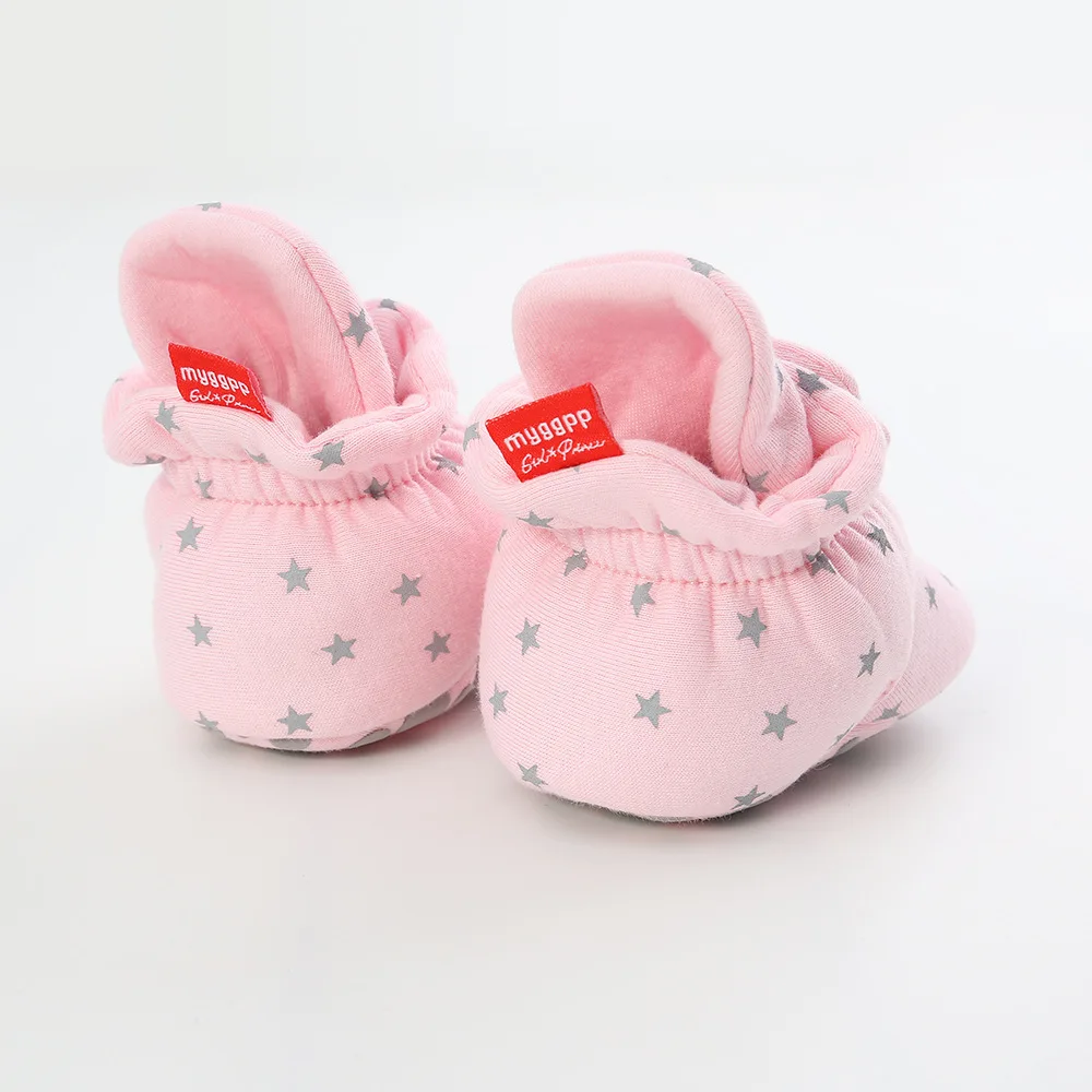 Meckior neue Babys ocken Schuhe Star Kleinkind First Walker Stiefeletten Baumwolle Komfort weich Anti-Rutsch warm Baby Baby Mädchen Schuhe – Detail 12