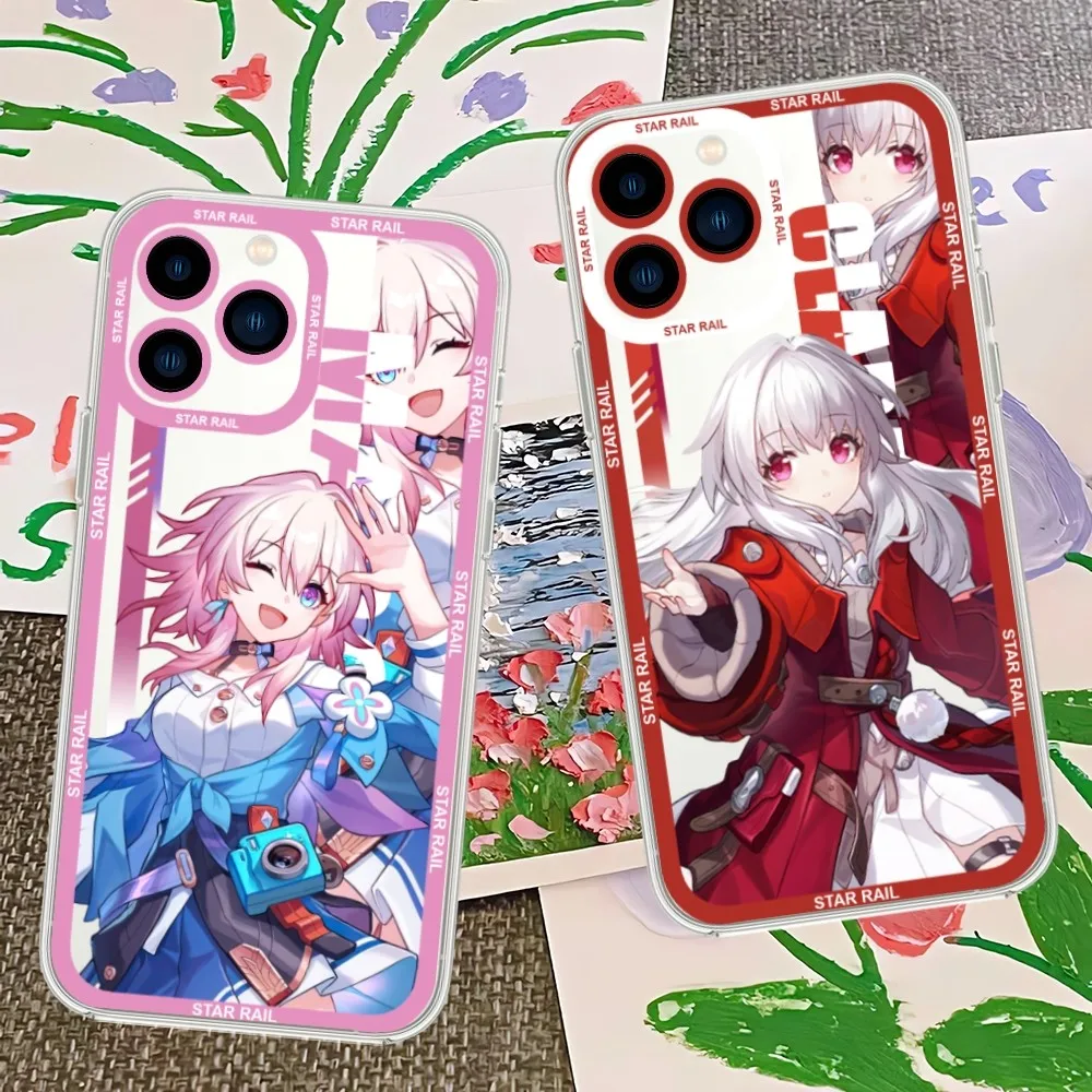 Honkai Star Rail Game 2 Custodia Per Telefono Per Samsung S21 S22 S23 Plus Lite Ultra Trasparente Border Shell