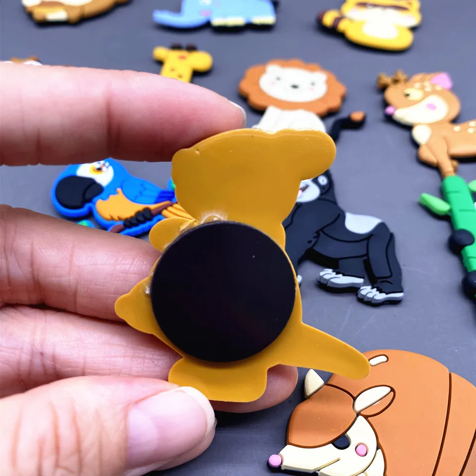 10 Tier Magnete Aus Gummi - Bunte Kühlschrankmagnete Für Kinder & Dekoration