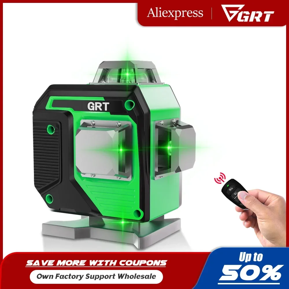 

12/16 Lines Laser Level Green Line Self Leveling 360 Horizontal and Vertical Super Powerful Laser Level Green Beam Laser Level