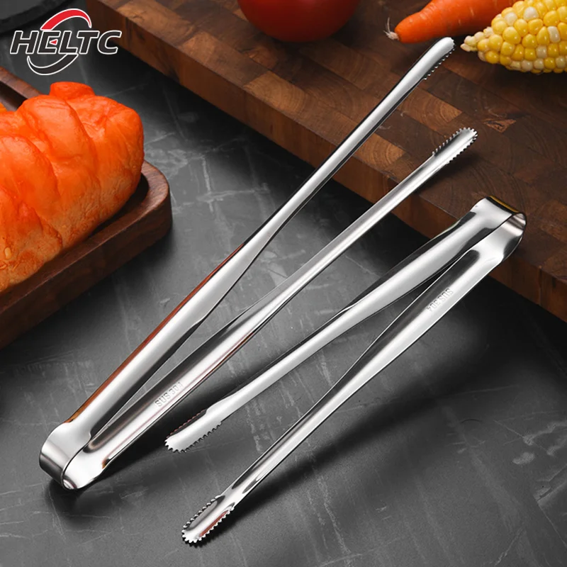 Grill Thermometer Clip 304 Stainless Steel Barbecue Clip Grill Tongs Meat Food Clip Cooking Utensils BBQ Baking Kitchen Accessories Camping Supplies