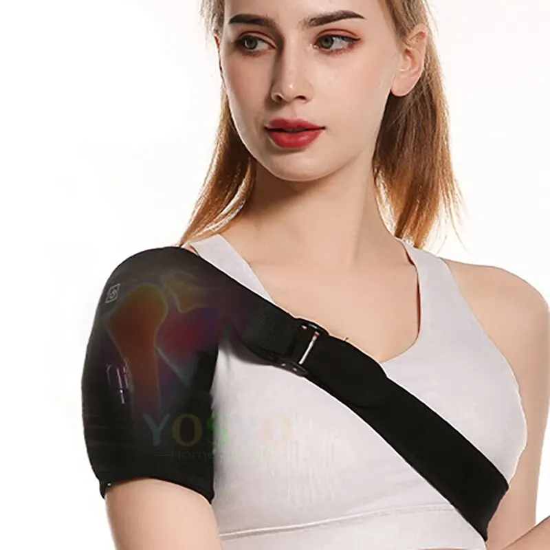 Sangle de soutien de massage de démarrage de chauffage électrique, orthèse de blessure articulaire d'arthrite, institut de recherche OTO_voghion.com