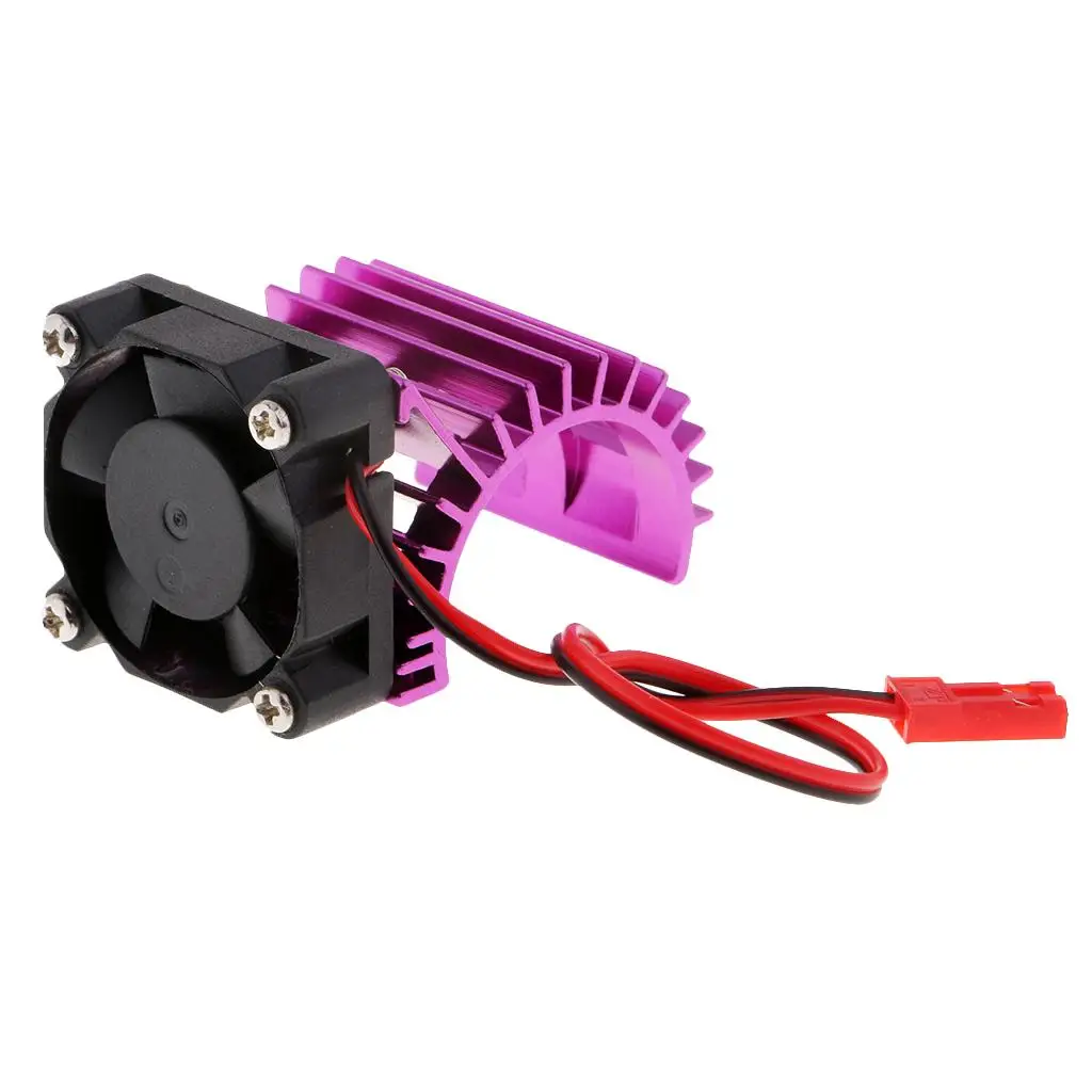 

2030/2040/2435/2840 Motor Heat Sink with Fan for RC Model Car Upgrade Parts