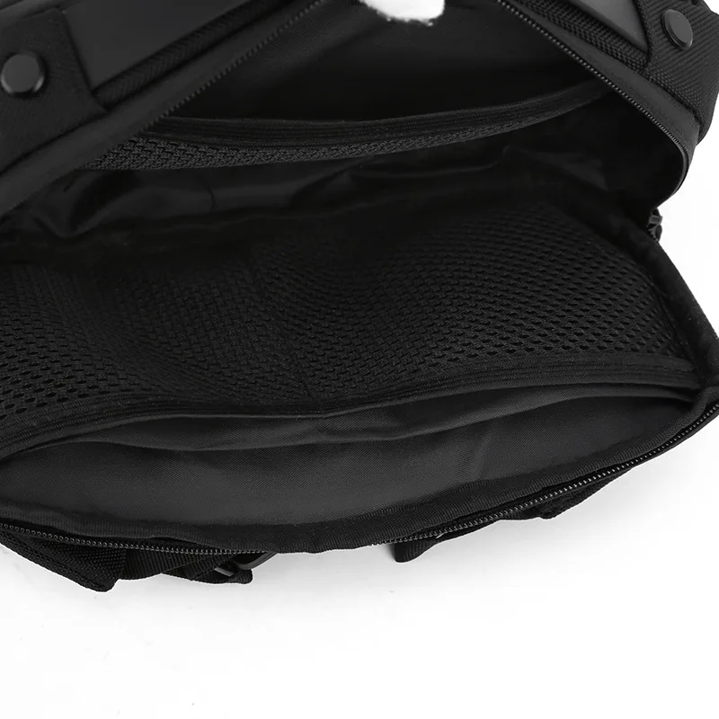 HVTIL Men Minimalism Style Luxury High Quality Chest Bag Travel Large Capacity Fashion Crossbody Pack Outdoor Leisure Bag Bolsas