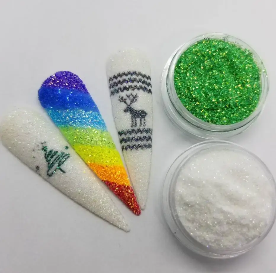 

Sugar Sand glitter 0.2mm Extra Fine Holographic White Colorful Glitter Spangle Dust 50g Diamond Micro Glitter Fine Powder