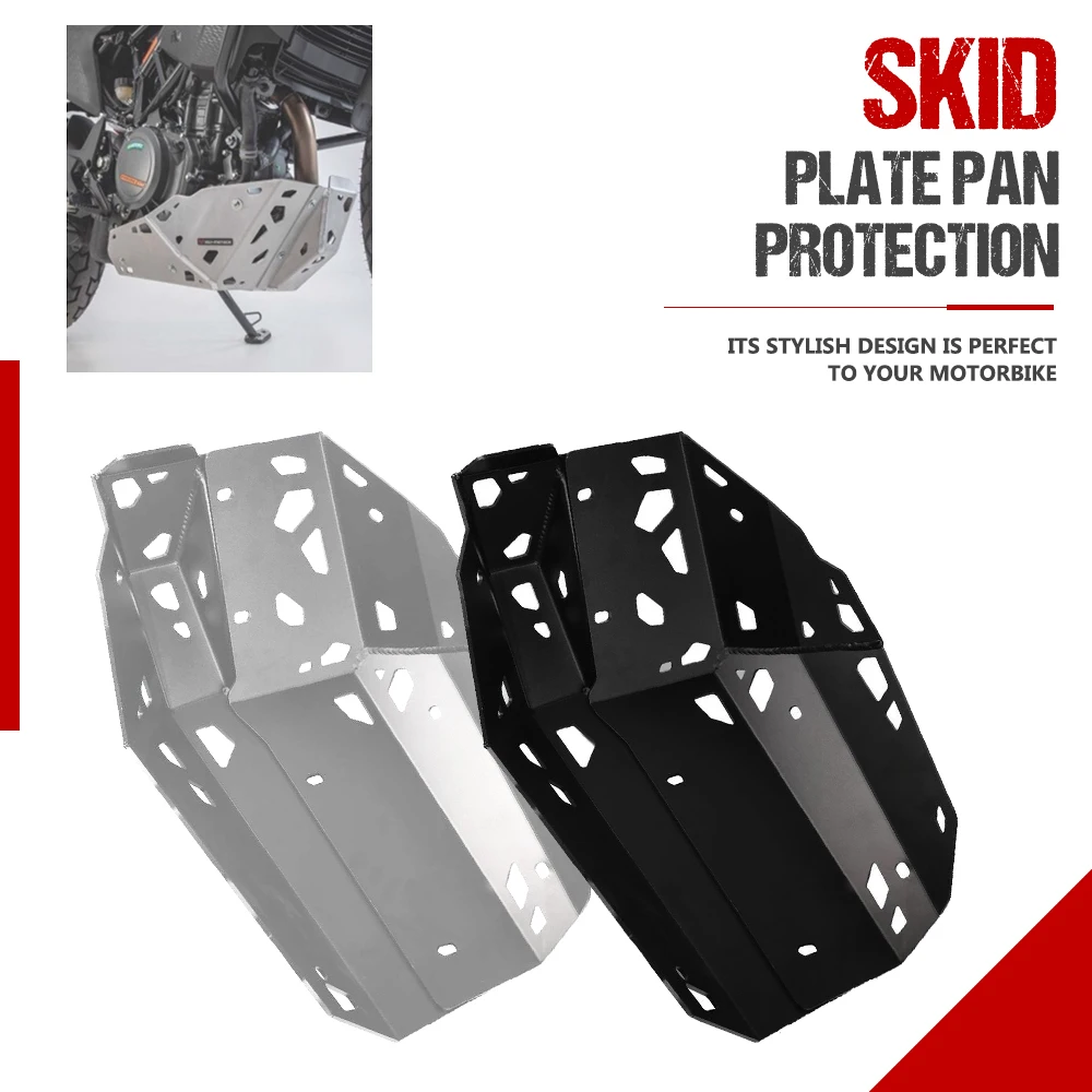 

For 390 ADVENTURE 2019-2021 2022 2023 Motorcycle Accessories Skid Plate Engine Spoiler Guard Chassis Belly Pan Protection Cover