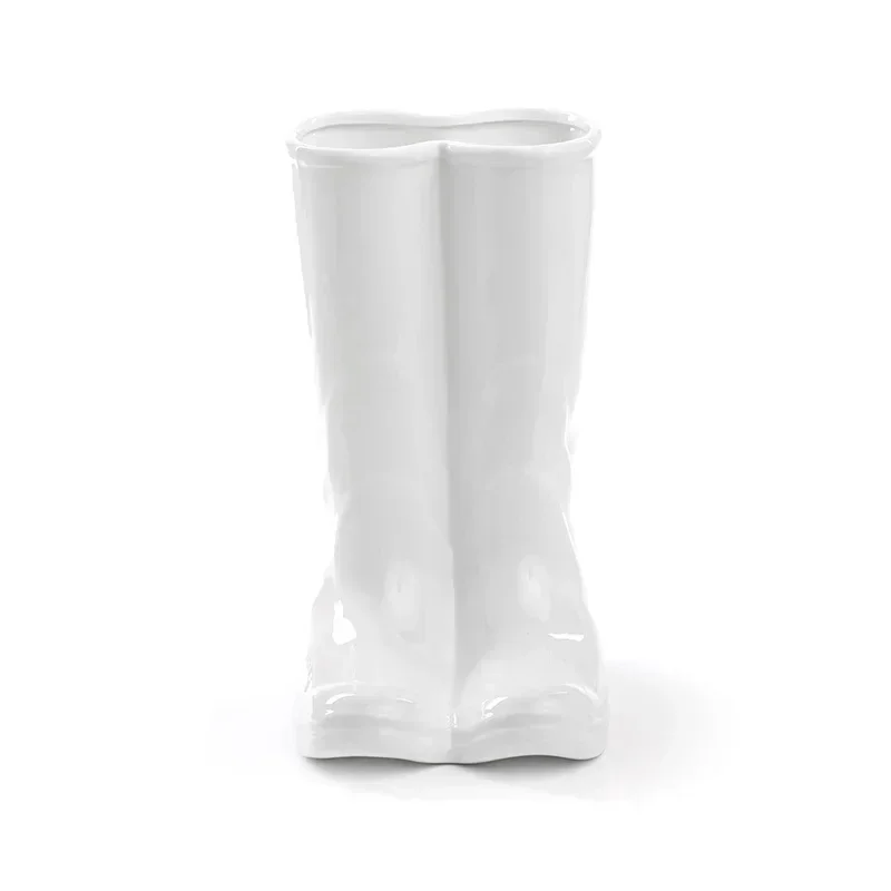 Light Luxury Rain Boots Umbrella Stand, Creative Umbrella Bucket, Rain Boots Shape Organizer for Home and Office.