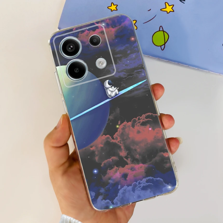 New Fashion Painted Clear Silicone Soft TPU Phone Case for Xiaomi Poco X6 Pro 5G