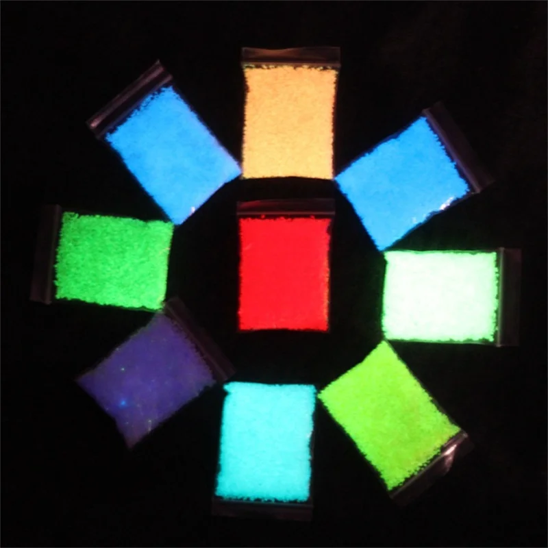 Decorative Stones 10g Fluorescent Super Luminous Particles Glow Pigment Bright Gravel Garden Luminous Sand And Stone DIY Decoration Party