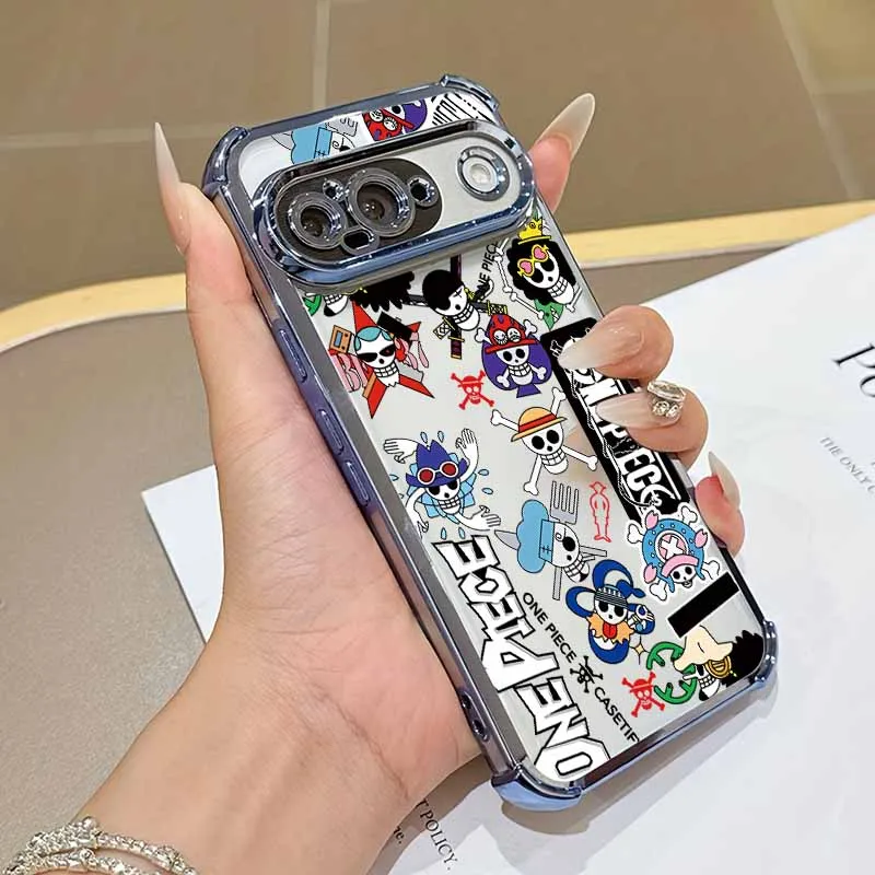 Plating Drop-proof Transparent Soft Phone Case Cover
