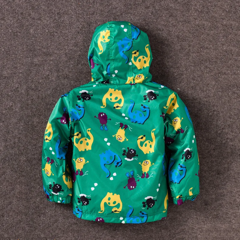 New Fashion Cute Kids Girls Cartoons Wind Rain Jacket Hooded Long Sleeve Windbreak Girl Waterproof Jacket Outwear Raincoat 2-6Y wool pea coat