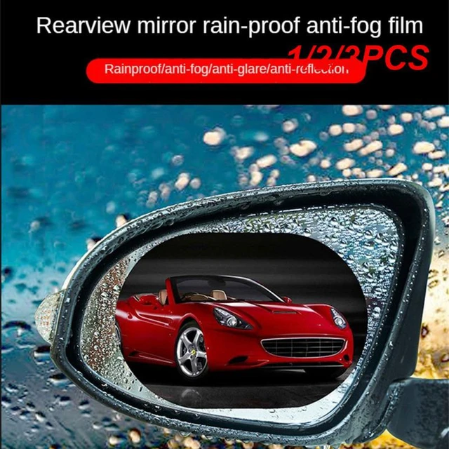 1/2/3PCS 2ps Rainproof Car Truck Rearview Mirror Sticker Anti-fog