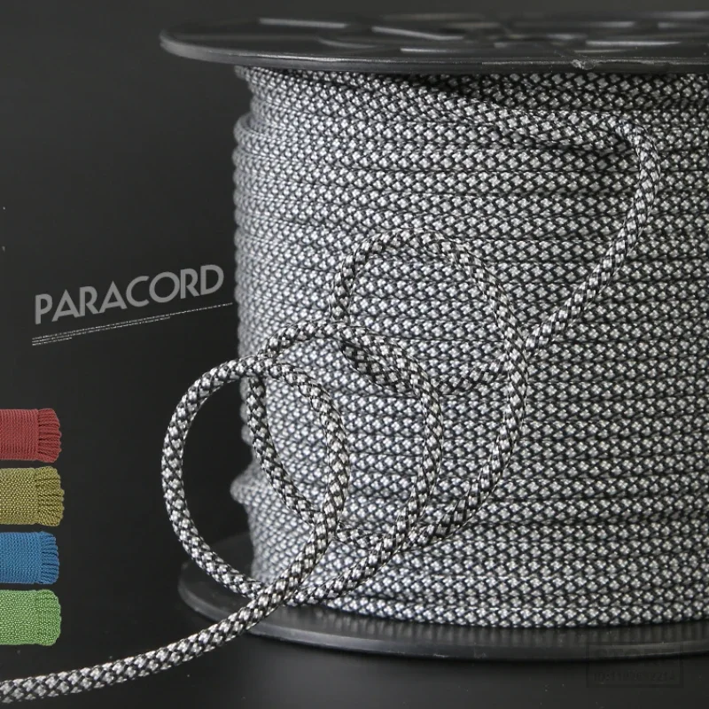 

Xinda outdoor 4mm paracord mountaineering auxiliary line 9 core life-saving rope equipment safety multifunctional rope