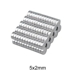 Ultra - Strength Disc Magnets for Home and Craft Projects (50pcs 5x2mm)