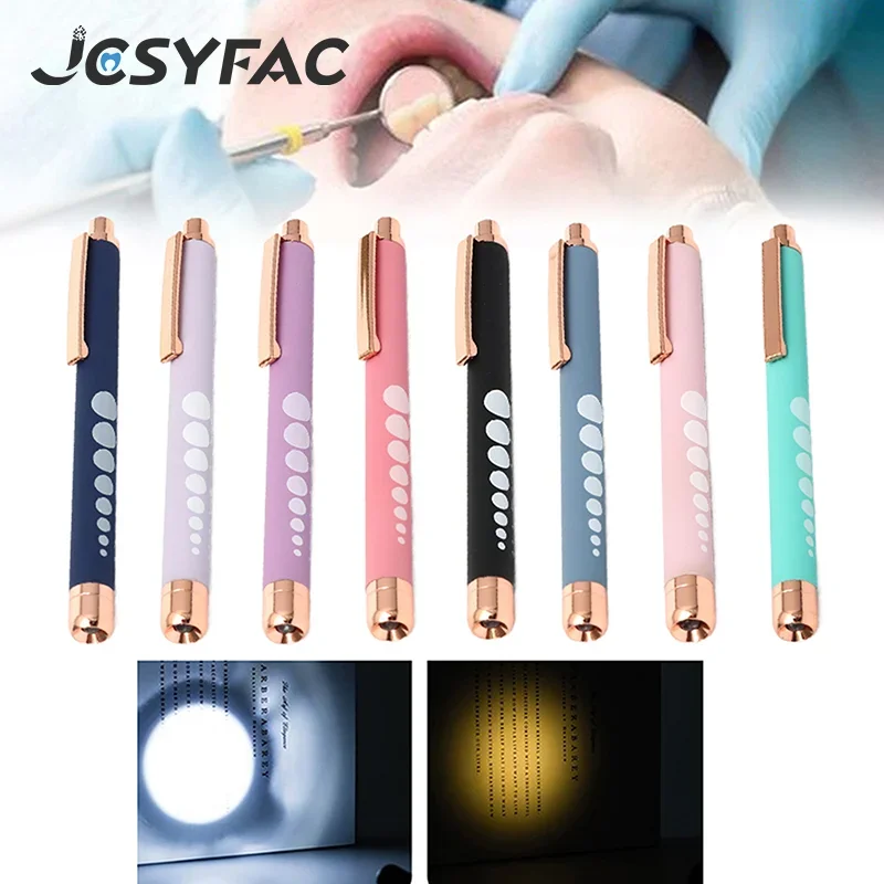 Compact LED Flashlight with Dual Light Modes for Medical Professionals