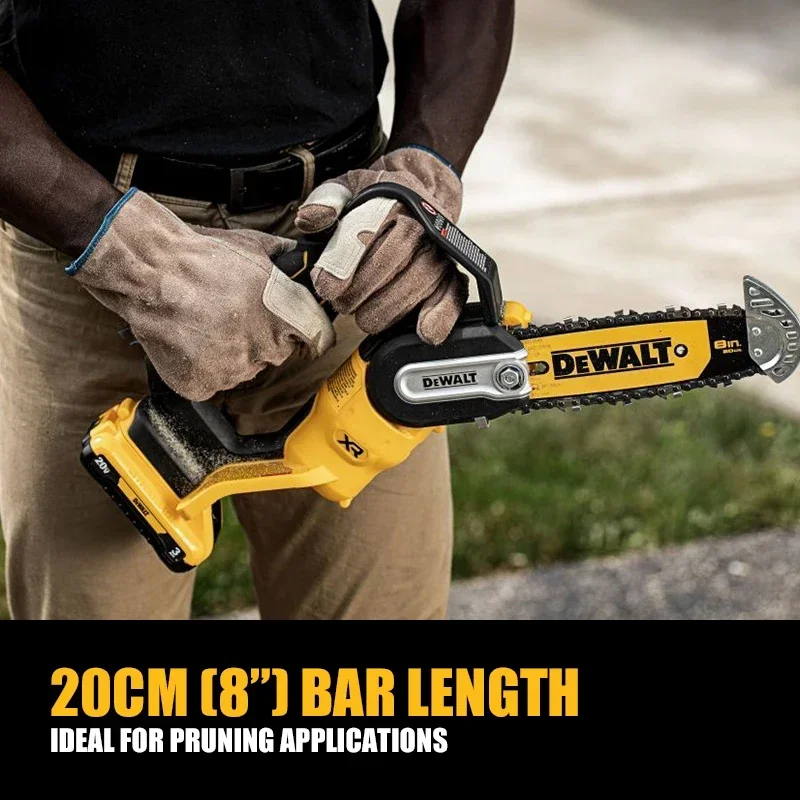 DEWALT 브러시리스 무선 전정톱, DCMPS520, 20V 전동 공구, 8.6 M/S
