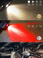  H25LR LED 90 High CRI Rechargeable Headlamp Powerful Lightweight Head Flashlight with Bright White Light  660nm Deep Red Torch 