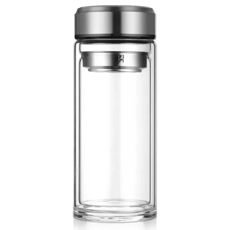 Large-capacity Water Cup Men's Double-layer Glass Cup Thermal