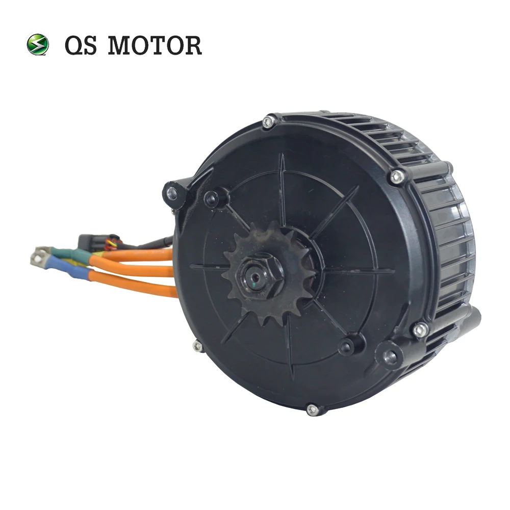 QS MOTOR QS165 V2 5000W 72V 35H PMSM Mid Drive Motor with 428 14T Sprocket for E-cycle