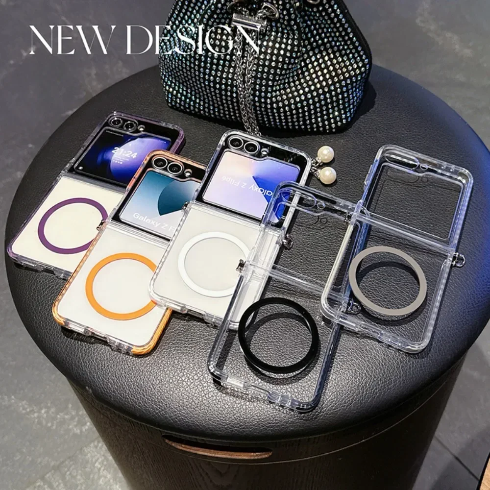 Magnetic Clear Shockproof Phone Case with Magsafe Compatibility