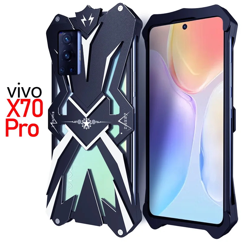 For Vivo X70 Pro Plus Zimon Luxury Thor Heavy Duty Armor Metal Aluminum Mobile Phone Case For Vivo X70 Pro Plus Cover Cases