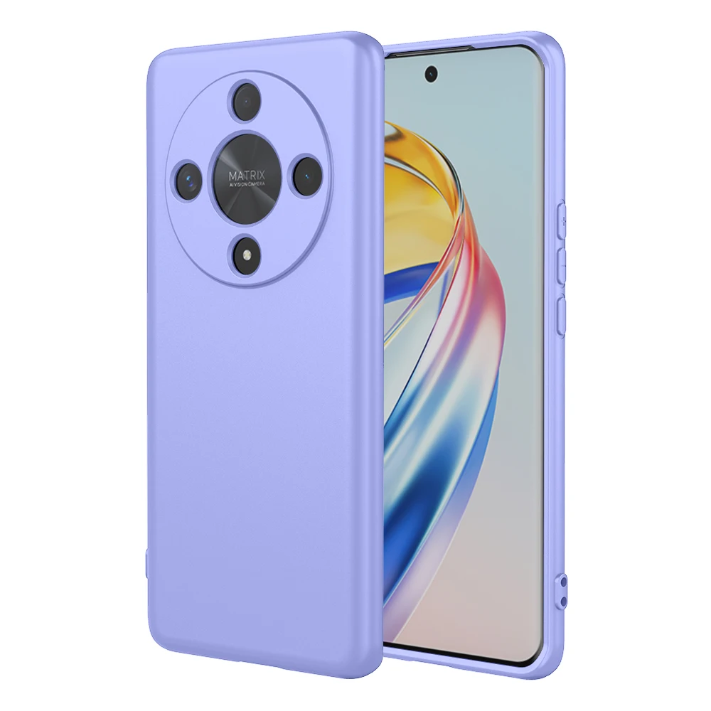 Flexibler TPU-Fall aus flüssigem Silikon für Honor Magic 6 Lite Magic 5 Pro X9b X9a Schutzhülle Fundas Coque Capa_voghion.com