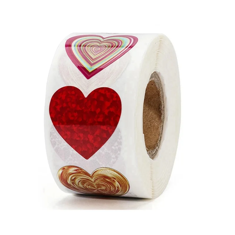 Envelope Invitation Heart Shape Seal Labels Valentines Day Wedding Gift Box Bag Decoration Birthday Party