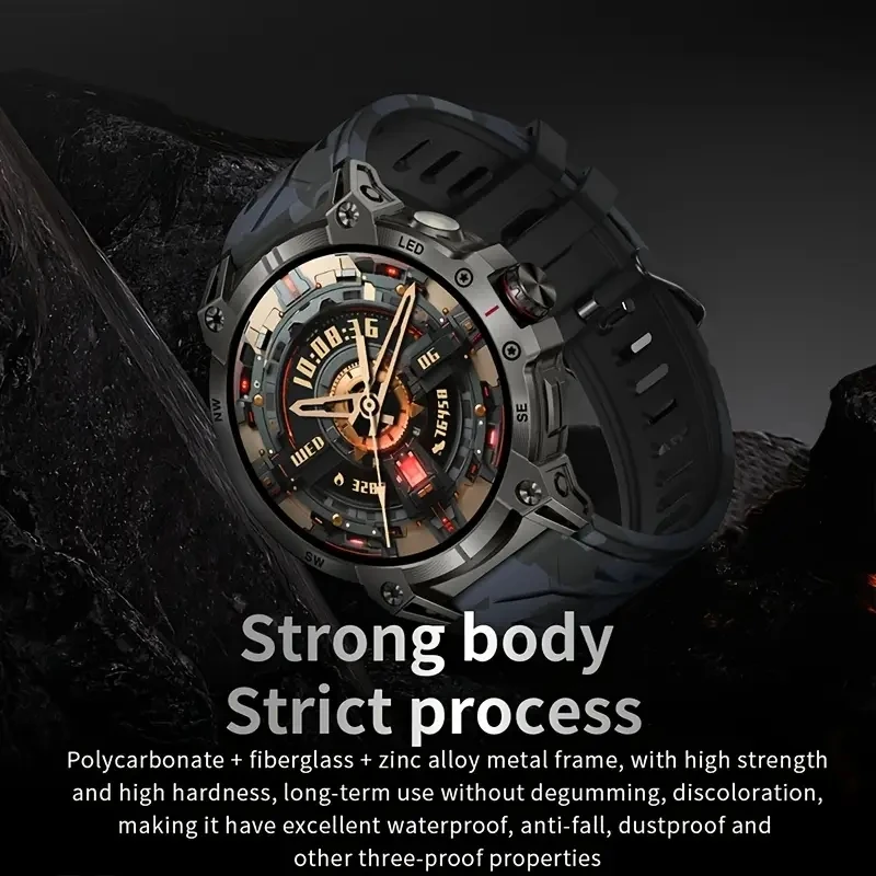 2026 New Men GPS Track Smart Watch 1.8 Inch Ultra HD AMOLED Screen 760 Mah Battery Bluetooth Call Smartwatch For Android IOS 6