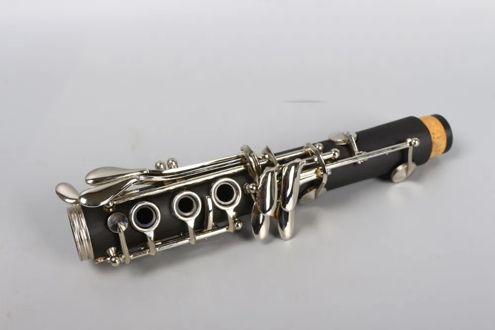 New Professional Clarinet Ebonite Wood Clarinet Nickel Plated C key 17 key with Case #8