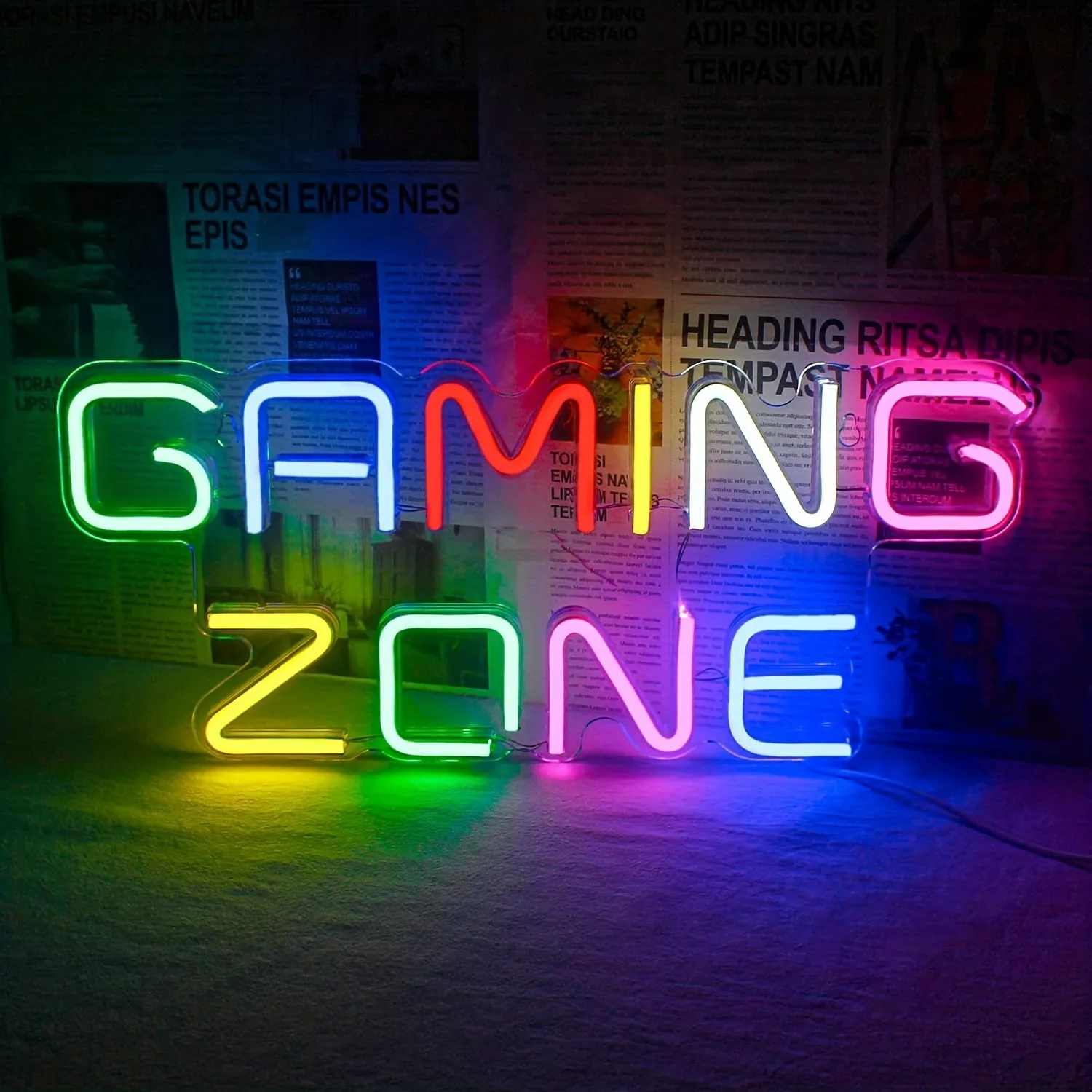 Gamepad Shaped LED Neon Sign for Gamer Room Decor - Image 3