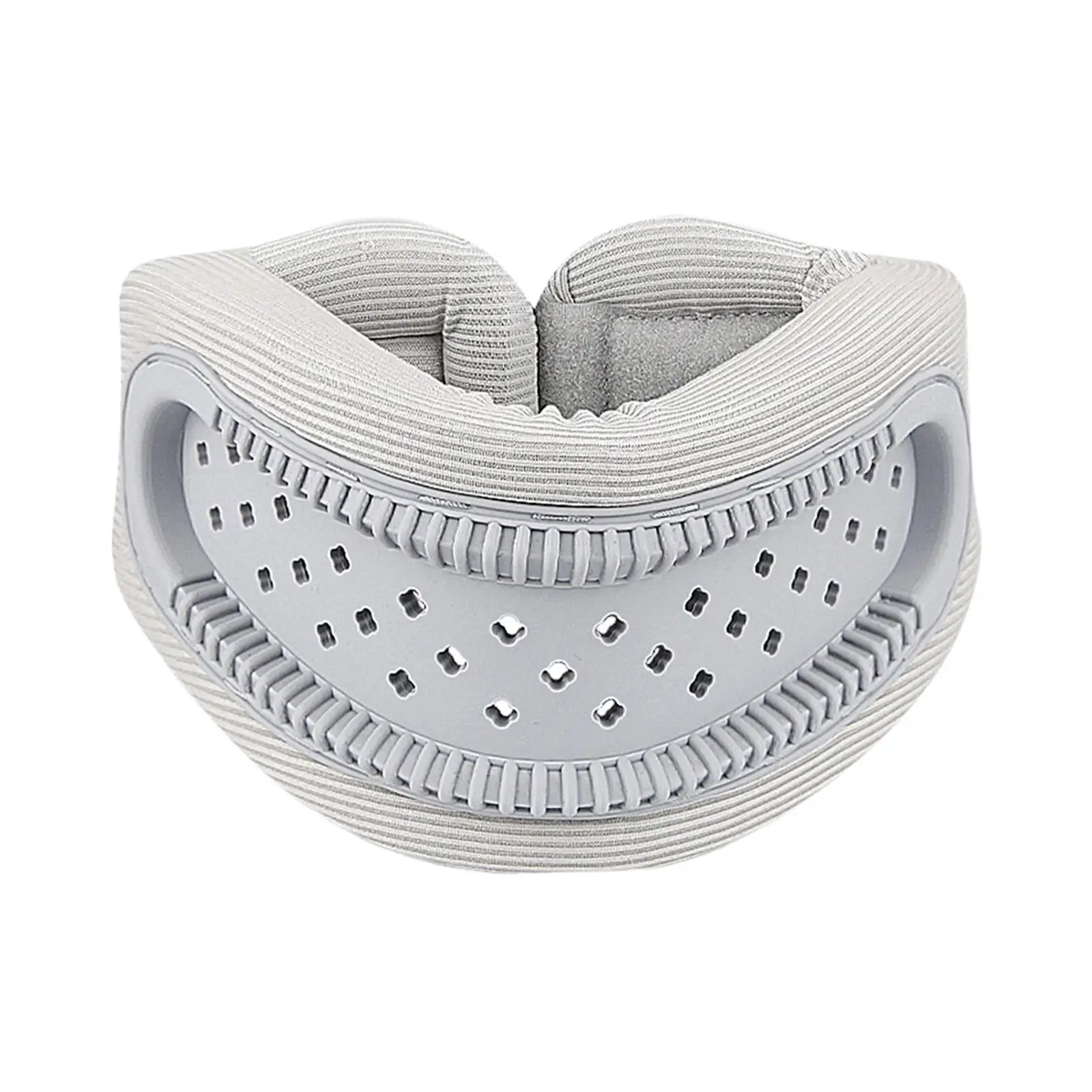 Neck Brace Comfortable Breathable Adjustable Compact Portable Soft Hollow Neck Support for Plane Sleeping Women Men Office Home